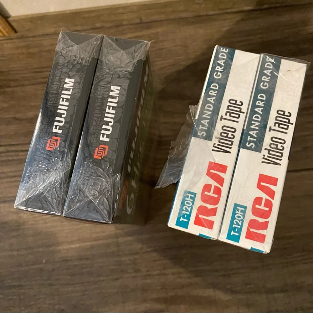 NEW RCA FUJIFILM T-120H STANDARD GRADE BLANK VHS VIDEO TAPE 6hr